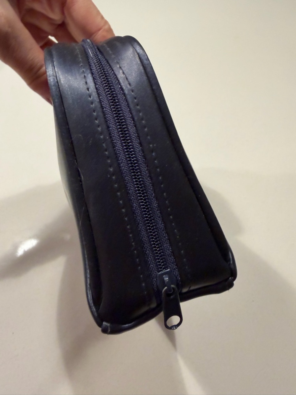 Christian Dior Parfums make up toiletry cosmetic bag navy blue - Picture 7 of 9